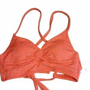 JESSICA SIMPSON FLOWER POWER SOLIDS TWIST FRON MANDARIN M